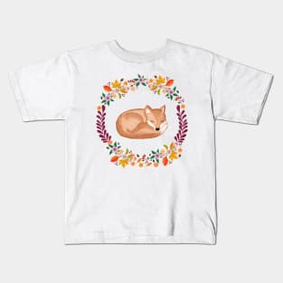 Fox in autumn Kids T-Shirt